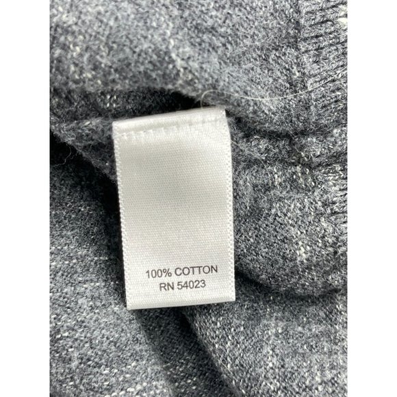 Banana Republic Men's Gray Long Sleeve V Neck 100% Cotton Sweater Size XL - Picture 7 of 12